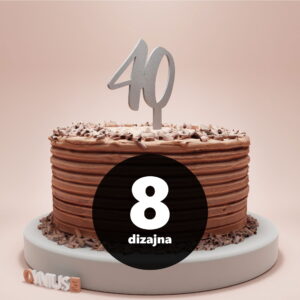 [8 dizajna] Toper BROJEVI 18 20 30 40 50 60 70 80