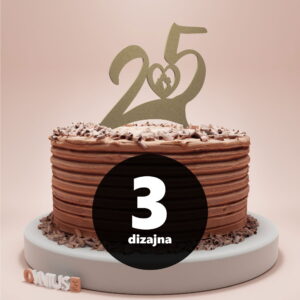 [3 dizajna] Toper za 25. godišnjicu braka