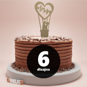 [6 dizajna] Toper za vjenčanje s natpisom MR & MRS i raznim DETALJIMA