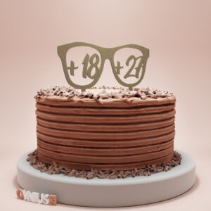 SMIJEŠNI toper za rođendan NAOČALE DIOPTRIJA s 2 BROJA