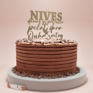 PERSONALIZIRANI toper za krizmu s natpisom DANAS SI PRIMILA PEČAT s IMENOM