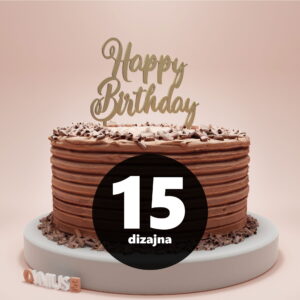 [15 dizajna] Toper za rođendan HAPPY BIRTHDAY