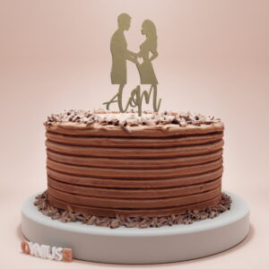 PERSONALIZIRANI toper za vjenčanje ŽENA SA SRCEM U STOMAKU sa INICIJALIMA mladenaca