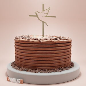 Toper za tortu sa simbolom goluba