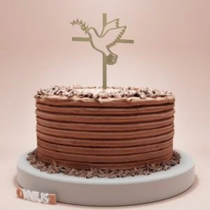 Toper za tortu sa simbolom goluba