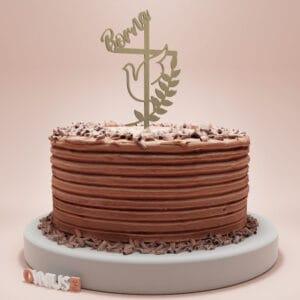 Toper za tortu sveta potvrda golub s imenom