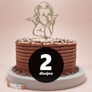 [2 dizajna] Toper za krštenje s ANĐELOM