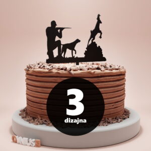 [3 dizajna] LOVAČKI toper za rođendan LOVAC PAS JELEN VEPAR