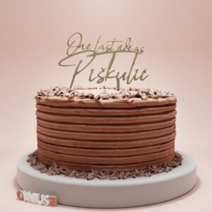 PERSONALIZIRANI toper za tortu s djevojačkim prezimenom ONE LAST RIDE AS