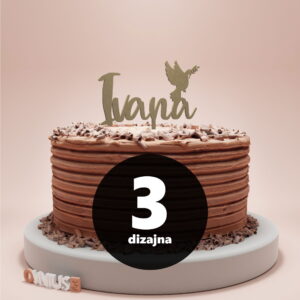 [3 dizajna] PERSONALIZIRANI toper za KRIZMU s IMENOM I SIMBOLOM