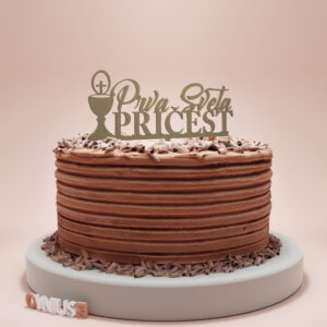 Toper s natpisom Prva Pričest