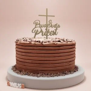 Toper za tortu Prva Sveta Pričest križ