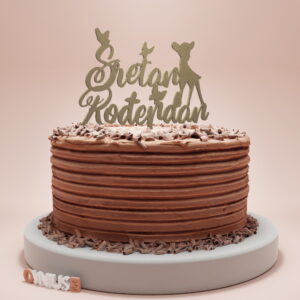 BAMBI toper s natpisom SRETAN ROĐENDAN