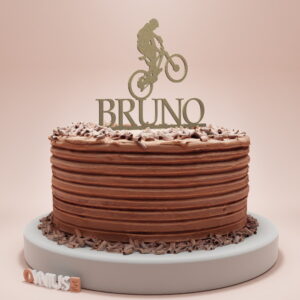 Personalizirani toper za rođendan s BMX-om i IMENOM