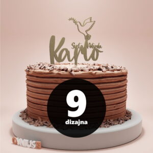 [9 dizajna] Toper s natpisom SVETA POTVRDA s IMENOM