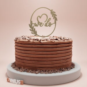 Toper za vjenčanje WE DO sa srcem u krugu