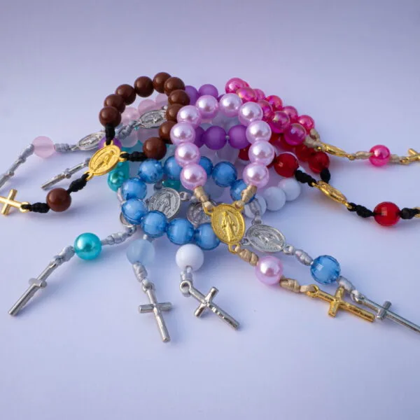 Personalizirana KRUNICA desetica MINI krunica VELIKE PERLICE s opcijom IMENA - Slika 2