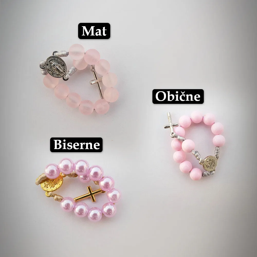 Velika personalizirana KRUNICA s opcijom IMENA velike perlice - Slika 14