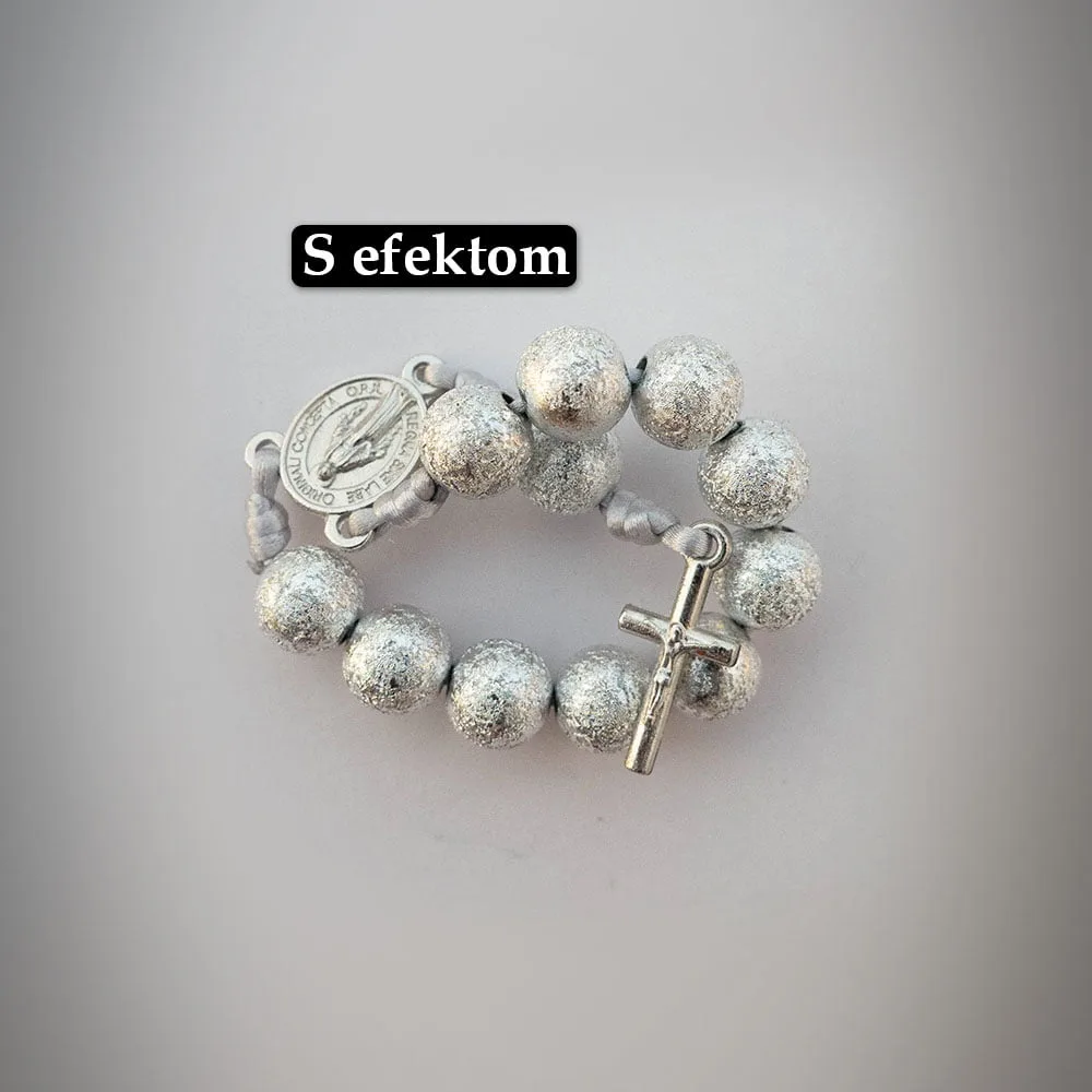 Velika personalizirana KRUNICA s opcijom IMENA velike perlice - Slika 4