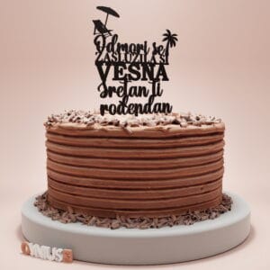 Toper za tortu za mirovinu i rođendan u jednom ODMORI SE ZASLUŽILA SI