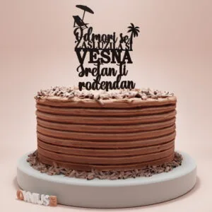 Toper za tortu za mirovinu i rođendan u jednom ODMORI SE ZASLUŽILA SI