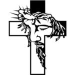 Križ s licem Isusa.
