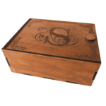 Drvena kutija za kategoriju.