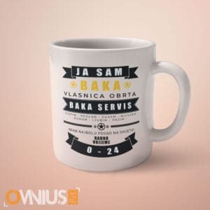 Šalica Baka servis – najbolji posao na svijetu