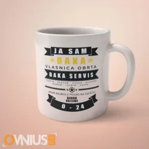 Šalica Baka servis – najbolji posao na svijetu