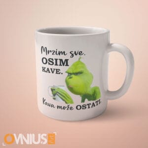 Šalica Mrzim sve – osim kave