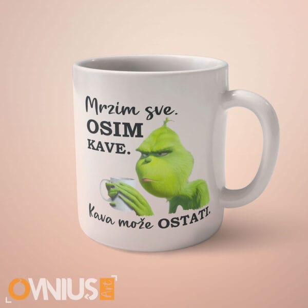 Šalica Mrzim sve – osim kave