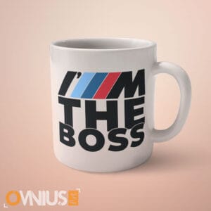 Šalica I'm the boss BMW stil