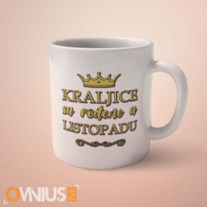 Personalizirana šalica Kraljice su rođene u mjesecu