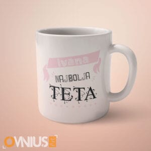 Personalizirana šalica za najbolju tetu