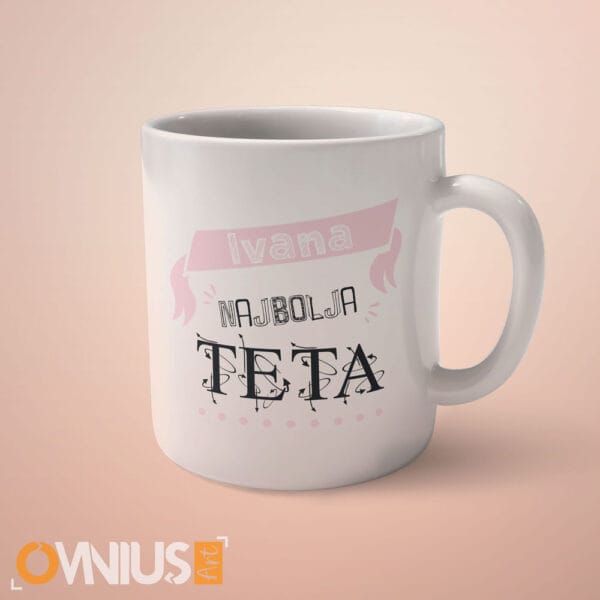 Personalizirana šalica za najbolju tetu