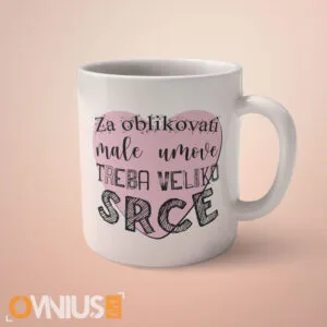 Šalica za tete u vrtiću Za oblikovati male umove treba veliko srce