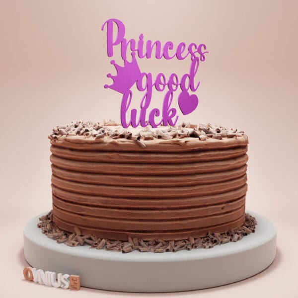 Toper za tortu princess good luck