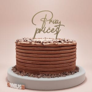 Toper za tortu prva pričest pisana slova