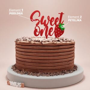 Toper sweet one s jagodom 2 boje